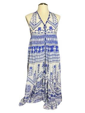 Rococo Sand Silk Lightweight Flowy Summer Dress